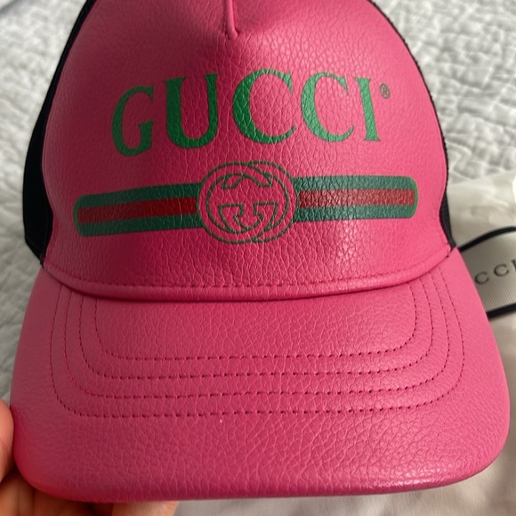 Gucci baseball  leather hat unisex authentic limited edition - Picture 2 of 4